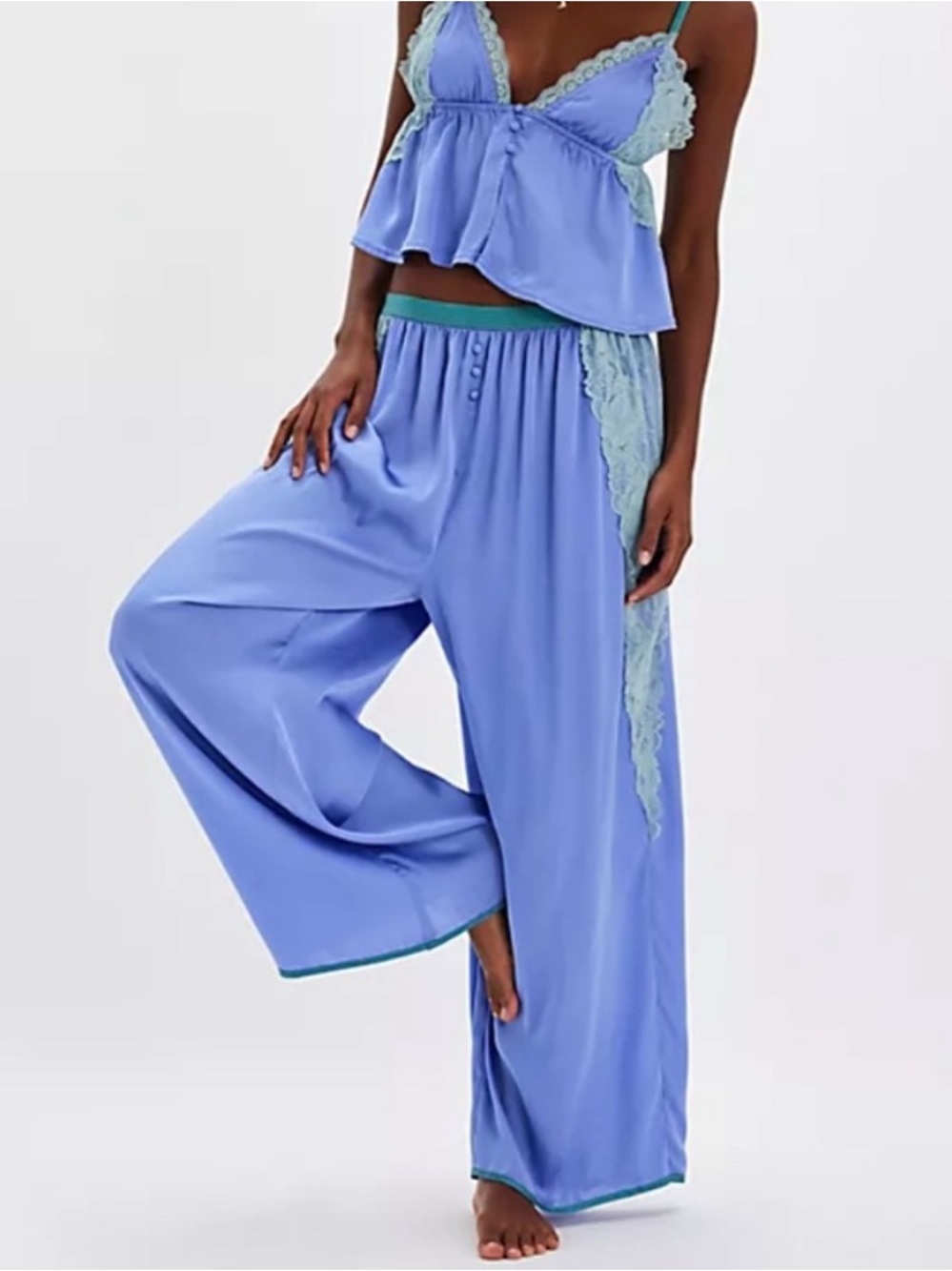 Intimately Free People anywhere with you Lavender Pajama lounge Pants only Sz L